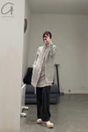 BORIS BIDJAN SABERI Gray Jacket ZIPPER1 FTT00008